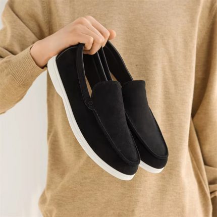 Outdoor Fashion Men'S Casual Shoes Comfortable Male Loafers Non-Slip Walking Sneakers Breathable Flats Driving Shoes Lazy Shoes