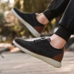 Large Size Comfortable Men'S Shoes Light Fashion Casual Sports Shoes Breathable Flying Mesh Top Loafers