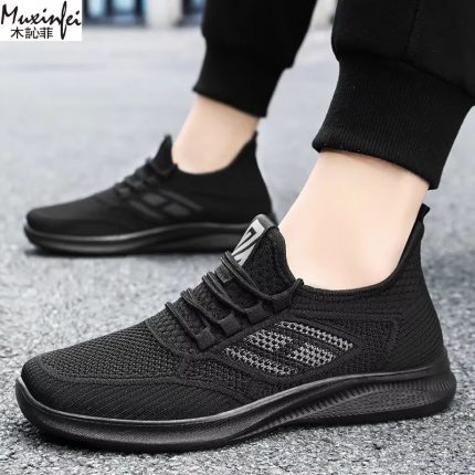 2025 New Men'S Shoes Soft Sole Breathable Casual Sneakers Lightweight and Comfortable Men'S Summer Sneakers Men'S Shoes Sale