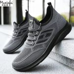 2025 New Men'S Shoes Soft Sole Breathable Casual Sneakers Lightweight and Comfortable Men'S Summer Sneakers Men'S Shoes Sale