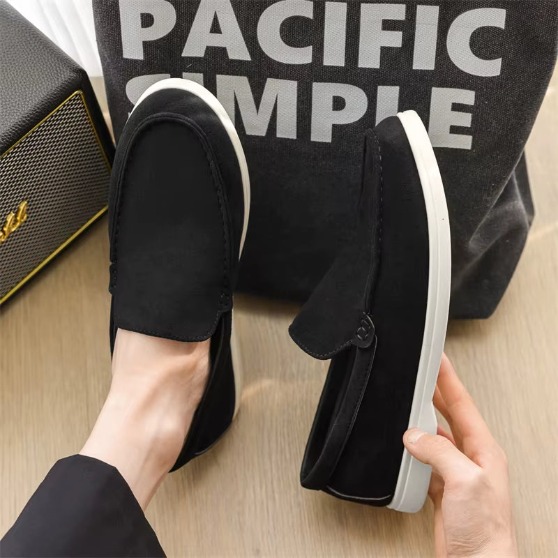 c7a84751ed25d0a25a42198de43cc33d Outdoor Fashion Men'S Casual Shoes Comfortable Male Loafers Non-Slip Walking Sneakers Breathable Flats Driving Shoes Lazy Shoes