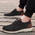 Large Size Comfortable Men'S Shoes Light Fashion Casual Sports Shoes Breathable Flying Mesh Top Loafers